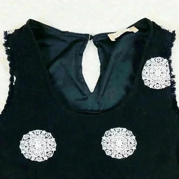 Altar’d State Rayon Embroider Pom Sleeveless Top - Picture 2 of 14